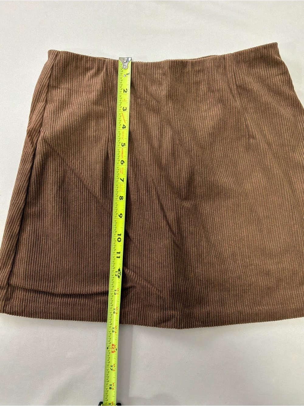 HALARA Brown Corduroy Mini Skirt - Picture 3 of 9